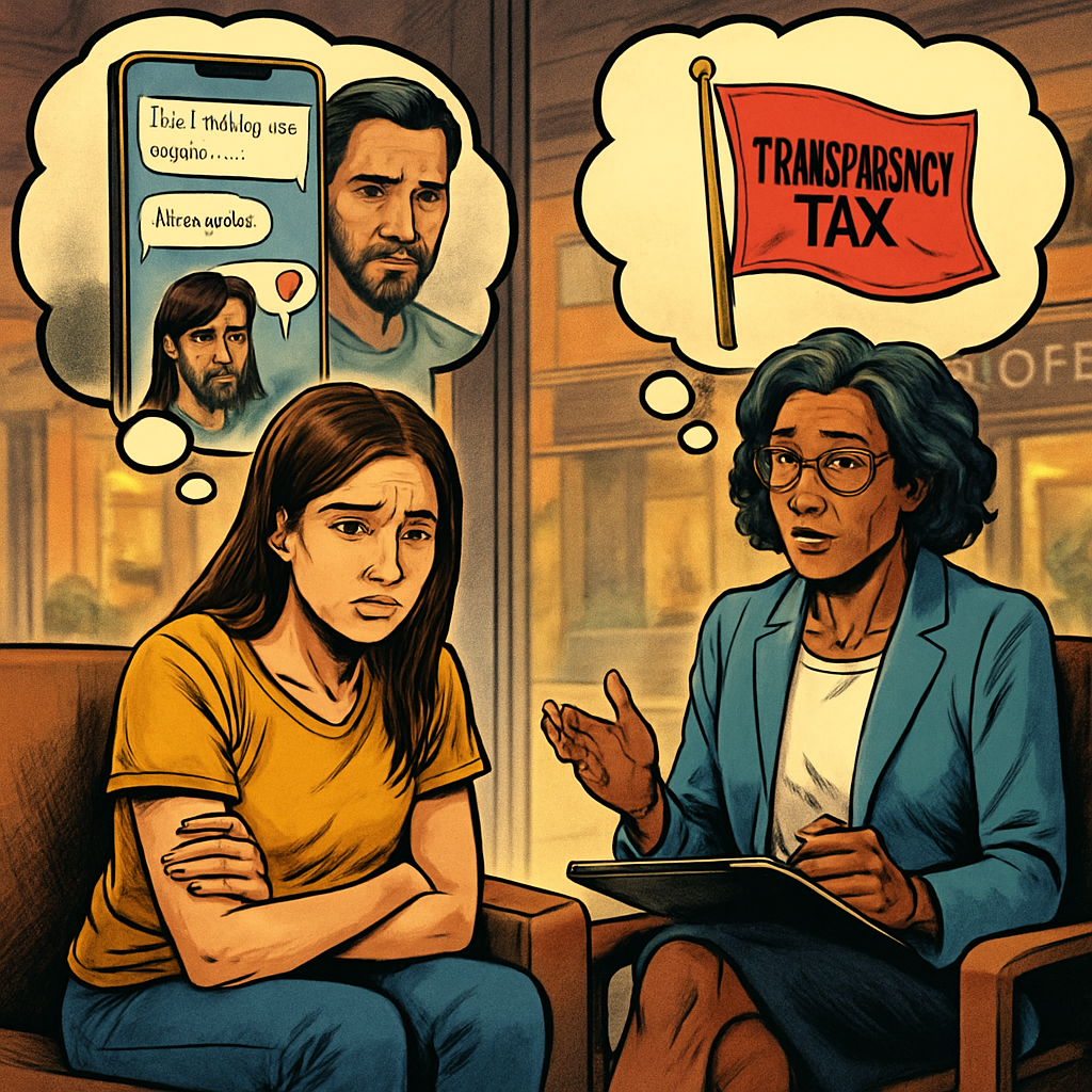 Therapy Confessions: The Transparency Tax
